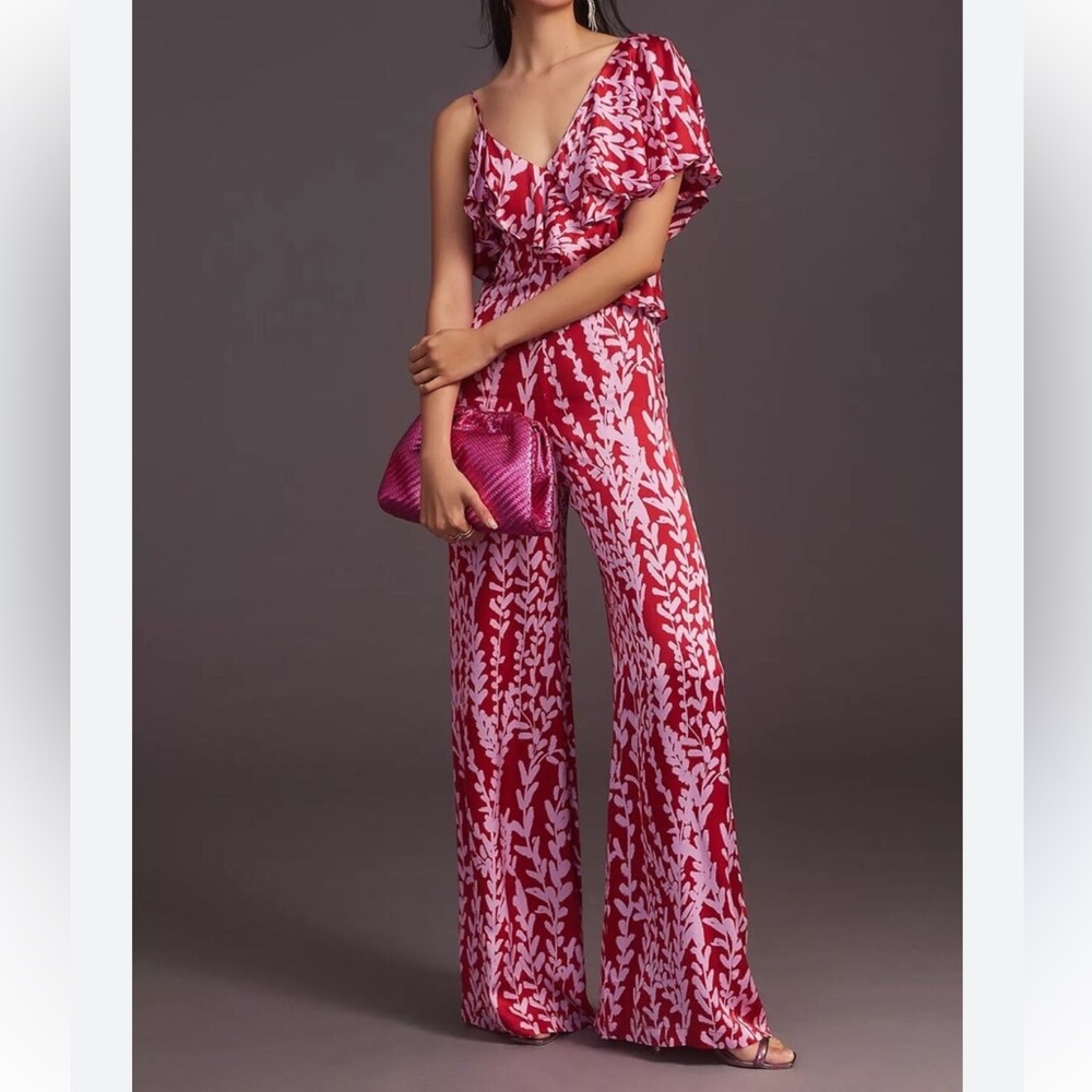 Anthropologie Corey Lynn Calter One-Shoulder Jumpsuit